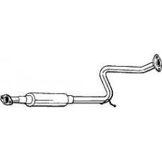 281-393 BOSAL Средний глушитель выхлопных газов