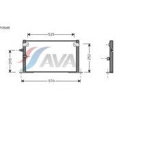 TO5265 AVA Конденсатор, кондиционер
