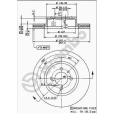 09.4768.10 BREMBO Тормозной диск