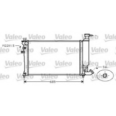 734454 VALEO Радиатор, охлаждение двигателя