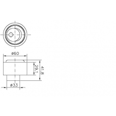 TKR 9195 TIMKEN Натяжной ролик, ремень грм