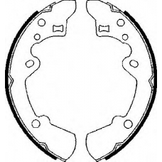 BS832 QUINTON HAZELL Комплект тормозных колодок