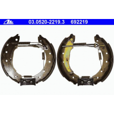 03.0520-2219.3 ATE Комплект тормозных колодок