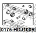 0175-HDJ100R FEBEST Ремкомплект, тормозной суппорт