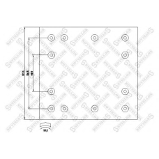 85-00946-SX STELLOX Комплект тормозных башмаков, барабанные тормоза