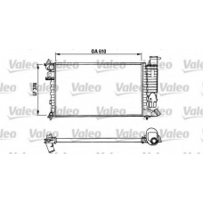 731010 VALEO Радиатор, охлаждение двигателя