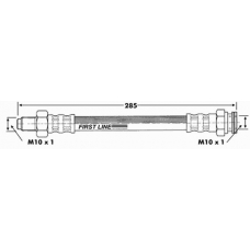 FBH6089 FIRST LINE Тормозной шланг