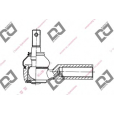 DE1000 DJ PARTS Наконечник поперечной рулевой тяги