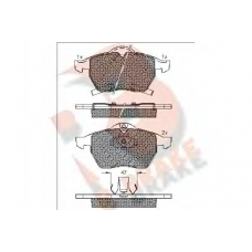 RB1218 R BRAKE Комплект тормозных колодок, дисковый тормоз