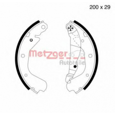 MG 420 METZGER Комплект тормозных колодок
