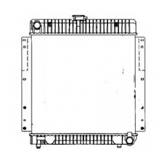 504263 NRF Радиатор, охлаждение двигателя