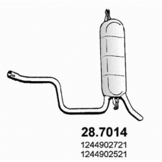 28.7014 ASSO Глушитель выхлопных газов конечный