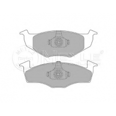 025 218 6615 MEYLE Комплект тормозных колодок, дисковый тормоз
