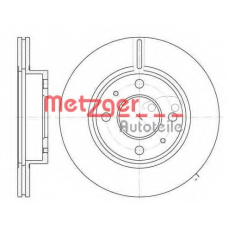 6105.10 METZGER Тормозной диск