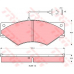 GDB1249 TRW Комплект тормозных колодок, дисковый тормоз