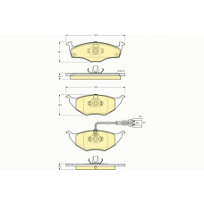 6114745 GIRLING Комплект тормозных колодок, дисковый тормоз