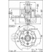 BS 7319 BRECO Тормозной диск