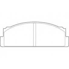WBP20073A WAGNER LOCKHEED Комплект тормозных колодок, дисковый тормоз