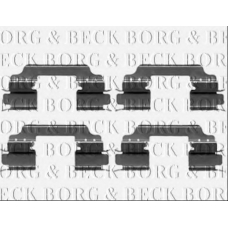 BBK1534 BORG & BECK Комплектующие, колодки дискового тормоза