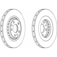 DDF1727-1 FERODO Тормозной диск