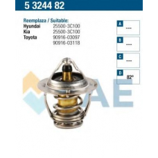 5324482 FAE Термостат, охлаждающая жидкость