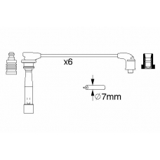 0 986 356 992 BOSCH Комплект проводов зажигания