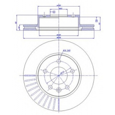 142.436 CAR Тормозной диск