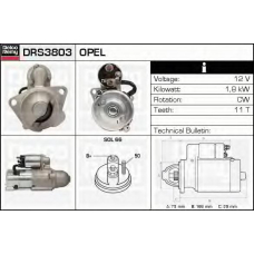 DRS3803 DELCO REMY Стартер
