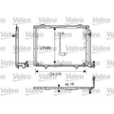 816900 VALEO Конденсатор, кондиционер