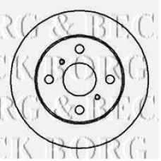 BBD4009 BORG & BECK Тормозной диск