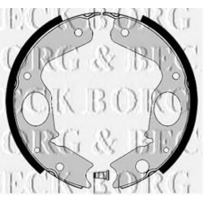 BBS6409 BORG & BECK Комплект тормозных колодок