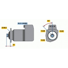 0 001 416 038 BOSCH Стартер