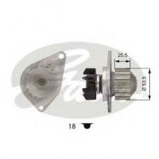 WP0037 GATES Водяной насос