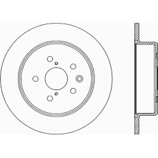 BDR2020.10 OPEN PARTS Тормозной диск