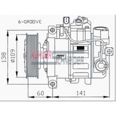 8400101 KUHLER SCHNEIDER Компрессор, кондиционер