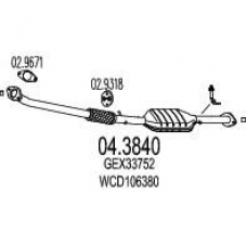 04.3840 MTS Катализатор