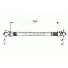 1 987 476 382 BOSCH Тормозной шланг