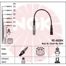 0504 NGK Комплект проводов зажигания