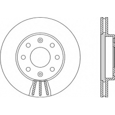 BDA2145.20 OPEN PARTS Тормозной диск