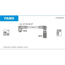 FAM9 JANMOR Комплект проводов зажигания
