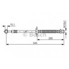 1 987 476 589 BOSCH Тормозной шланг