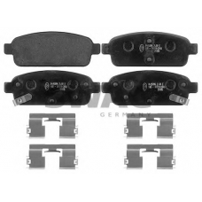 40 91 6893 SWAG Комплект тормозных колодок, дисковый тормоз