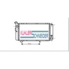 0902601 KUHLER SCHNEIDER Радиатор, охлаждение двигател