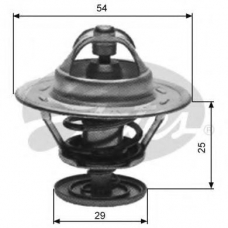 TH11174G1 GATES Термостат, охлаждающая жидкость