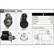 DRS7920 DELCO REMY Стартер