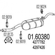 01.60380 MTS Глушитель выхлопных газов конечный