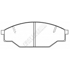 FBP1032 FIRST LINE Комплект тормозных колодок, дисковый тормоз
