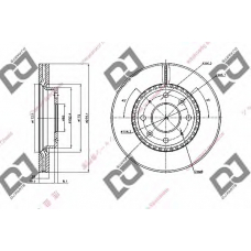 BD1373 DJ PARTS Тормозной диск