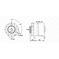 944321059010 MAGNETI MARELLI Генератор