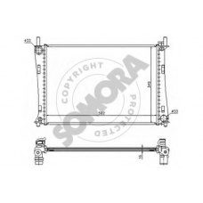 092540 SOMORA Радиатор, охлаждение двигателя